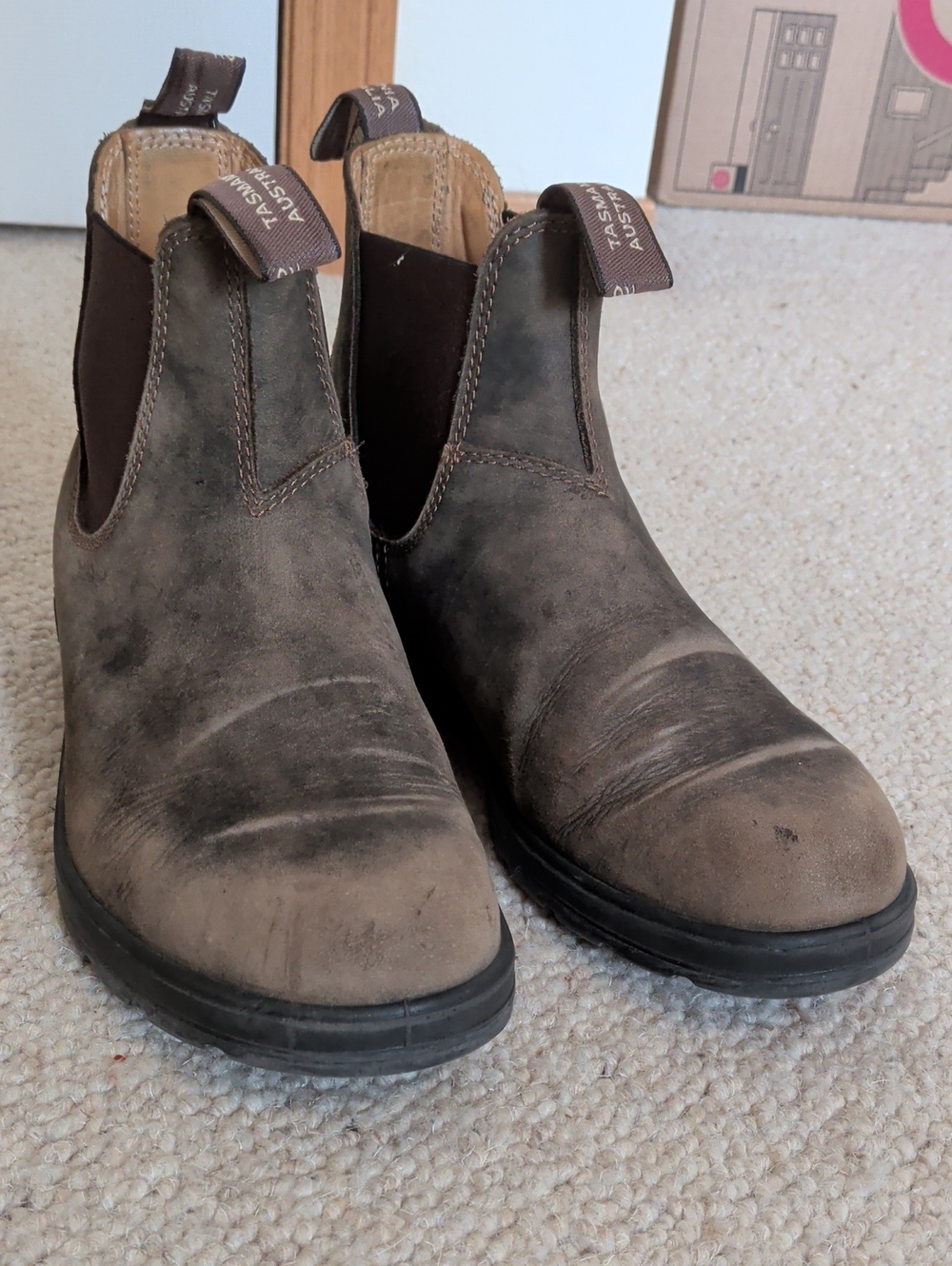 Blundstones #585 W's Classics Chelsea Boots Rustic Brown 9.5 US Women (6.5 AU)